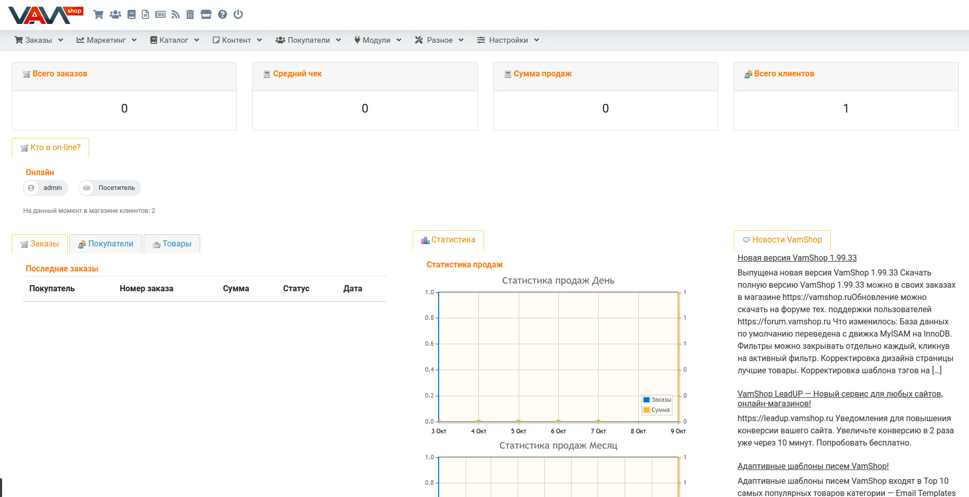 каталог vamshop